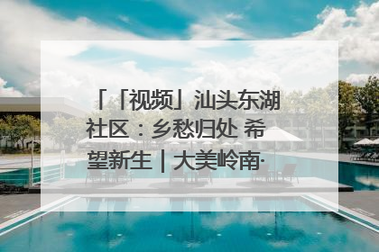 「视频」汕头东湖社区：乡愁归处 希望新生｜大美岭南·百村焕新记