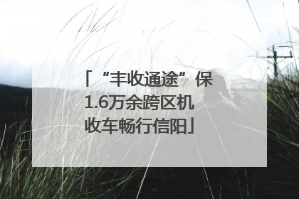 “丰收通途”保1.6万余跨区机收车畅行信阳