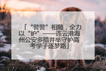 “警警”相随，全力以“护”——连云港海州公安多措并举守护高考学子逐梦路