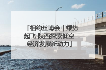 相约丝博会｜乘势起飞 陕西探索低空经济发展新动力