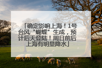 确定影响上海！1号台风“蝴蝶”生成，预计后天登陆！周日前后上海有明显降水