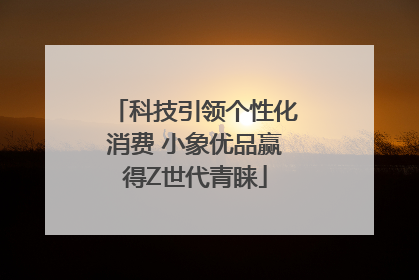 科技引领个性化消费 小象优品赢得Z世代青睐