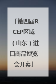 第四届RCEP区域（山东）进口商品博览会开幕