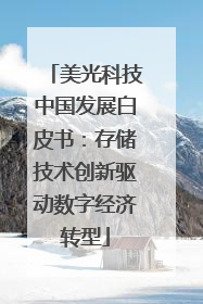 美光科技中国发展白皮书：存储技术创新驱动数字经济转型