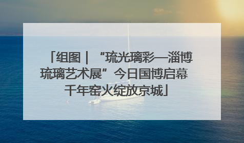 组图｜“琉光璃彩—淄博琉璃艺术展”今日国博启幕 千年窑火绽放京城