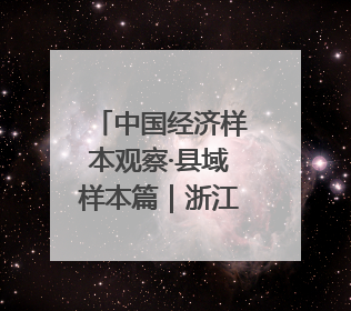 中国经济样本观察·县域样本篇｜浙江小县城如何炼成“国际范”？