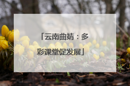 云南曲靖：多彩课堂促发展