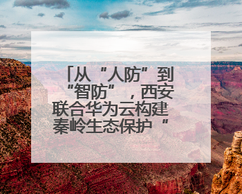 从“人防”到“智防”，西安联合华为云构建秦岭生态保护“数字屏障”