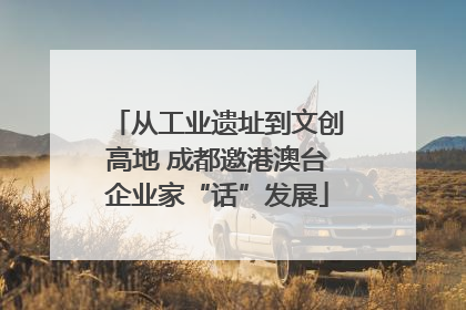 从工业遗址到文创高地 成都邀港澳台企业家“话”发展