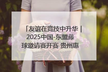 友谊在竞技中升华｜2025中国-东盟藤球邀请赛开赛 贵州惠水燃动“空中芭蕾”