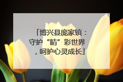博兴县庞家镇：守护“睛”彩世界，呵护心灵成长
