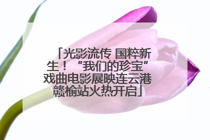 光影流传 国粹新生！“我们的珍宝”戏曲电影展映连云港赣榆站火热开启
