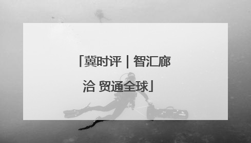 冀时评｜智汇廊洽 贸通全球