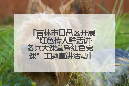 吉林市昌邑区开展“红色传人鲜活讲·老兵大课堂暨红色党课”主题宣讲活动