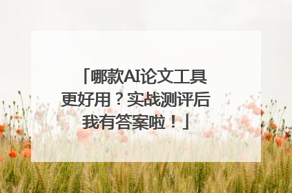 哪款AI论文工具更好用？实战测评后我有答案啦！