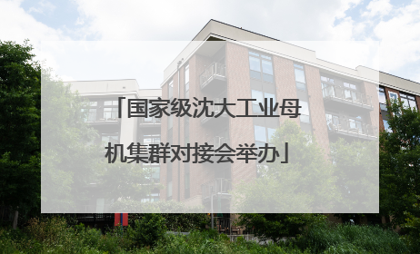 国家级沈大工业母机集群对接会举办