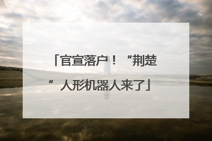 官宣落户！“荆楚”人形机器人来了