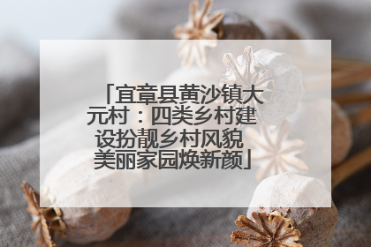 宜章县黄沙镇大元村：四类乡村建设扮靓乡村风貌 美丽家园焕新颜