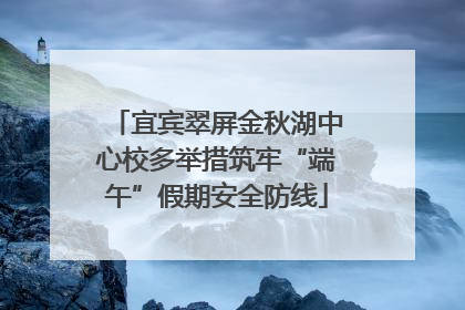 宜宾翠屏金秋湖中心校多举措筑牢“端午”假期安全防线