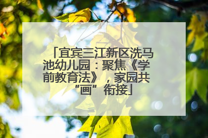 宜宾三江新区洗马池幼儿园：聚焦《学前教育法》，家园共“画”衔接
