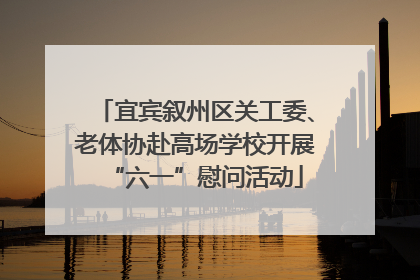 宜宾叙州区关工委、老体协赴高场学校开展“六一”慰问活动