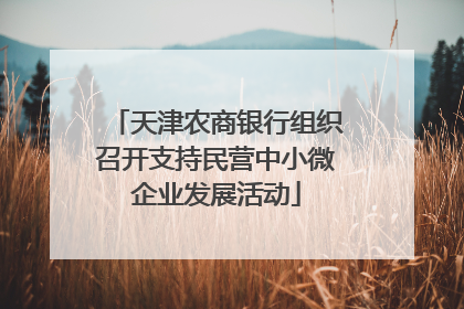 天津农商银行组织召开支持民营中小微企业发展活动