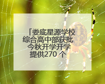 娄底星源学校综合高中部获批 今秋开学开学提供270 个普高学位