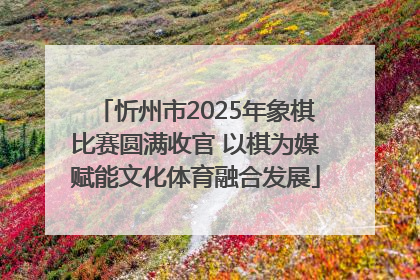 忻州市2025年象棋比赛圆满收官 以棋为媒赋能文化体育融合发展