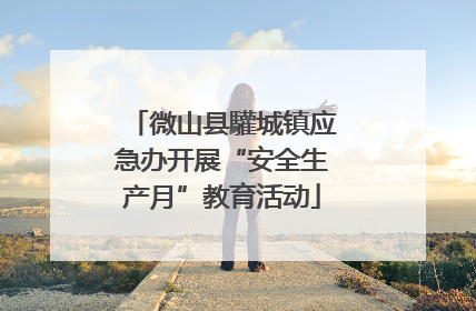 微山县驩城镇应急办开展“安全生产月”教育活动