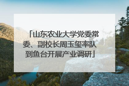 山东农业大学党委常委、副校长周玉玺率队到鱼台开展产业调研