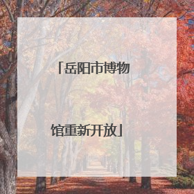 岳阳市博物馆重新开放