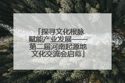 探寻文化根脉 赋能产业发展——第二届河南起源地文化交流会启幕