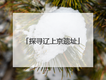 探寻辽上京遗址