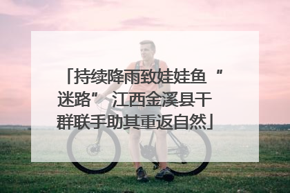 持续降雨致娃娃鱼“迷路” 江西金溪县干群联手助其重返自然
