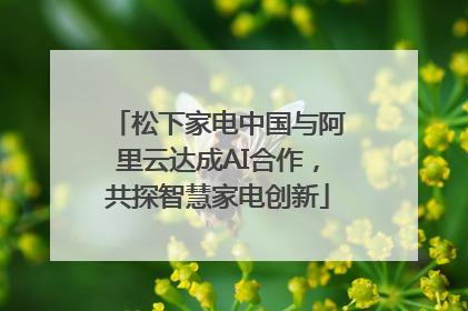 松下家电中国与阿里云达成AI合作，共探智慧家电创新