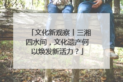 文化新观察丨三湘四水间，文化遗产何以焕发新活力？