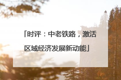 时评：中老铁路，激活区域经济发展新动能
