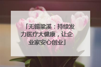 无锡梁溪：持续发力医疗大健康，让企业家安心创业
