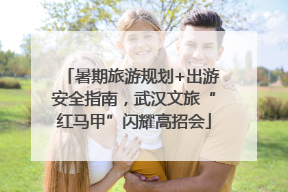 暑期旅游规划+出游安全指南，武汉文旅“红马甲”闪耀高招会