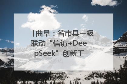 曲阜：省市县三级联动“信访+DeepSeek”创新工作新闻发布会举行