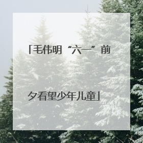 毛伟明“六一”前夕看望少年儿童
