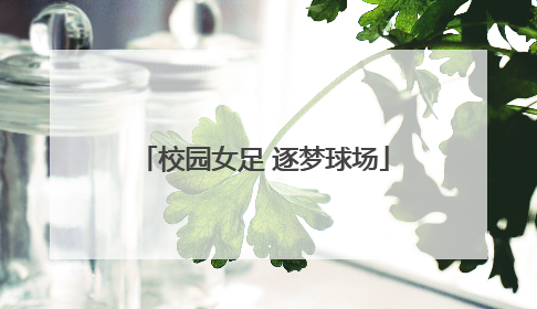 校园女足 逐梦球场
