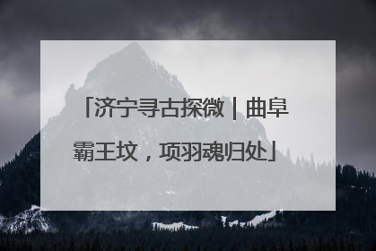 济宁寻古探微｜曲阜霸王坟，项羽魂归处