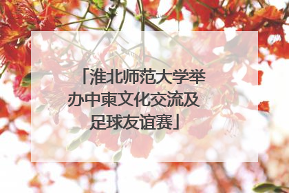 淮北师范大学举办中柬文化交流及足球友谊赛