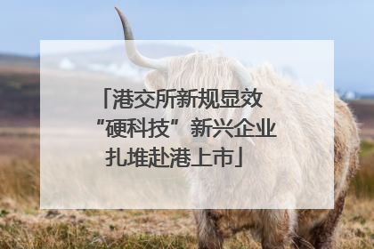 港交所新规显效 “硬科技”新兴企业扎堆赴港上市