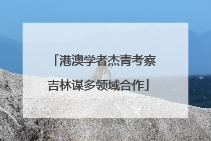港澳学者杰青考察吉林谋多领域合作