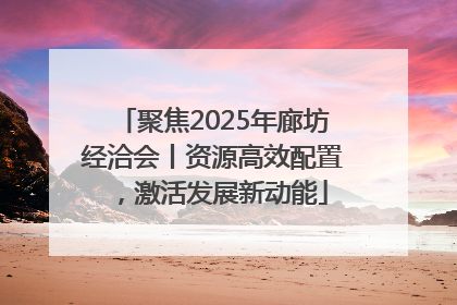 聚焦2025年廊坊经洽会丨资源高效配置，激活发展新动能