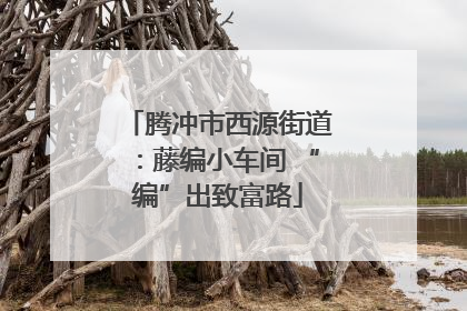 腾冲市西源街道：藤编小车间 “编”出致富路