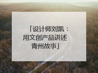 设计师刘凯：用文创产品讲述青州故事