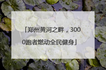 郑州黄河之畔，3000跑者燃动全民健身